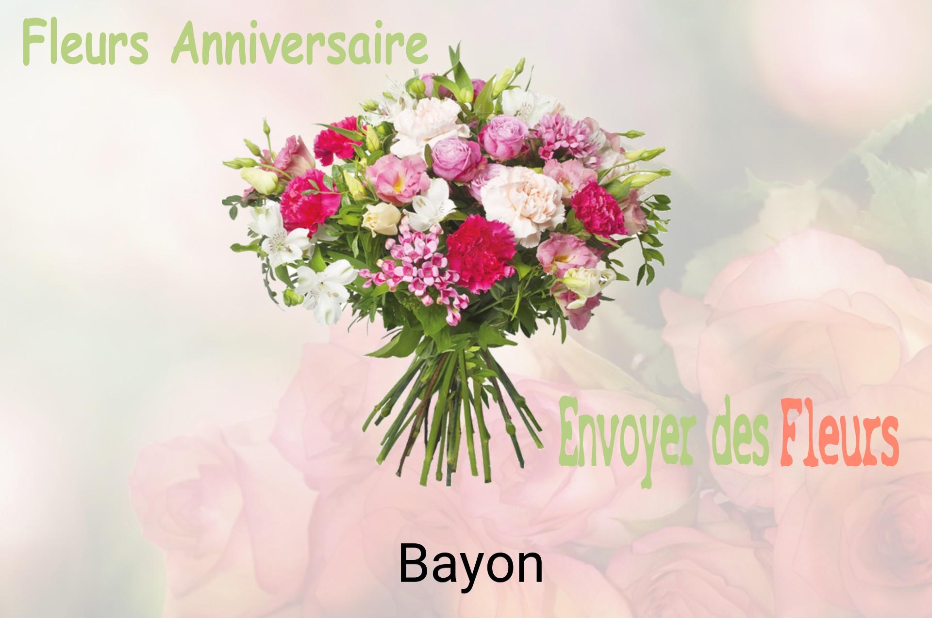 Bouquet de fleurs d’anniversaire livré à Bayon