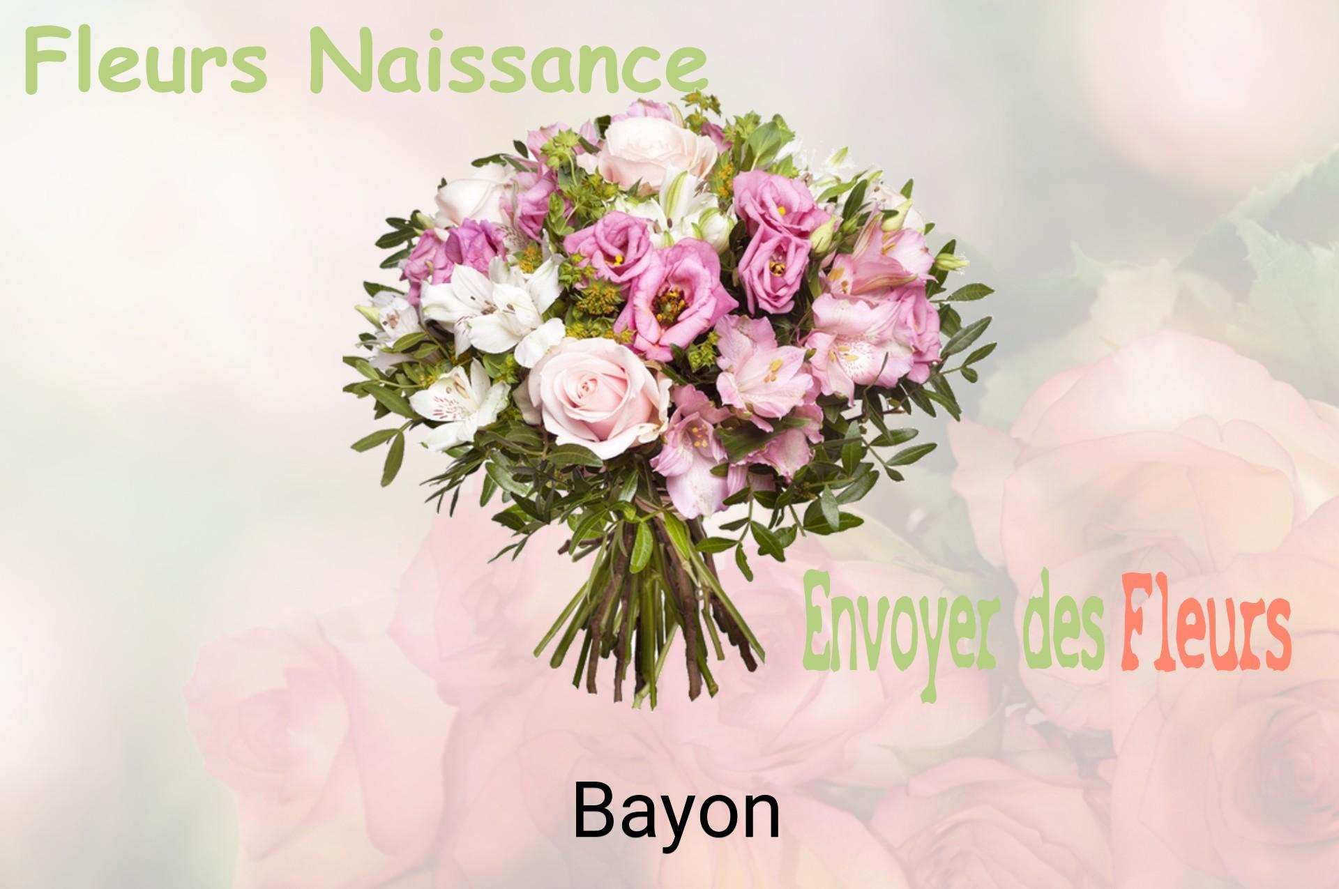 Bouquet de fleurs de naissance livré à Bayon